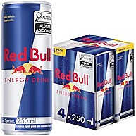 Red Bull 4 Latas: Energia Pura 250ml - imagem 4