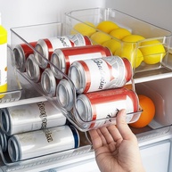 Organizador de Latas em Acrílico Transparente - Suporte para Refrigerante e Cerveja - imagem 5