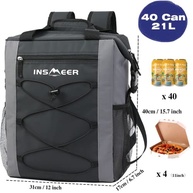 INSMEER Mochila Térmica 40 Latas - Bolsa Refrigeradora à Prova de Vazamento para Camping, Praia e Piquenique - imagem 4