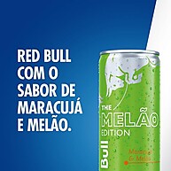 Red Bull 4 Latas: Melão & Maracujá 250ml - Energia Explosiva! - imagem 1