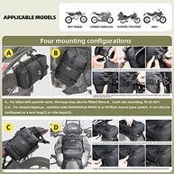 Bolsa Lateral Moto Rhinowalk 6L: Aventura Impermeável e Versátil para Sua Viagem - imagem 5