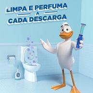 Pato Desodorizador Sanitário Gel Adesivo Lavanda - 6 Discos com Aplicador - imagem 5