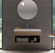 Gabinete com Cuba para Banheiro Berlin Zoff - MDF Premium com Lavatório BMC - imagem 1
