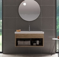 Gabinete com Cuba para Banheiro Berlin Zoff - MDF Premium com Lavatório BMC - imagem 2