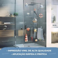 Adesivo Decorativo Fundo do Mar Infantil Lavável - Seguro e Criativo para Quarto, Piscina ou Banheiro - imagem 3