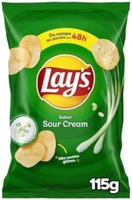 Batata Frita Lisa Creme De Cebola Lays 115G - imagem 1