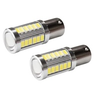 Kit 2 Lâmpadas LED CREE 33 Diodos BA15S 1 Polo - Iluminação Branca Potente - imagem 2