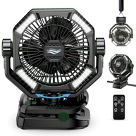 Ventilador de Acampamento ColdSky com Bateria 20.000mAh, Motor Duplo, Controle Remoto e Luz LED - imagem 2