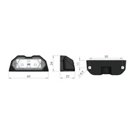 Luz de Placa LED Bivolt 12/24V: Iluminação Universal para Carretinha, Barco, Moto e Mais! - imagem 2