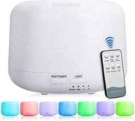 Difusor de Aromas Grande 500ml Ultra Sônico com LED Colorido e Controle Remoto - imagem 1