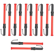 Kit 12 Bastões Sinalizadores LED Vermelho - Segurança Essencial para Trânsito e Obras - imagem 1
