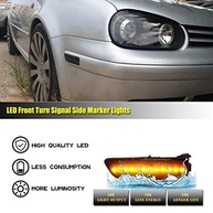 Luz de LED Âmbar com Lente Fumê para Para-choque Dianteiro - GTINTHEBOX para VW Golf MK4 GTI R32 Jetta 1999-2005 - imagem 5