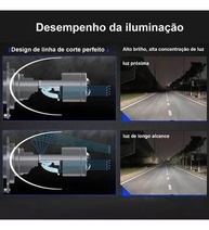 Lâmpada H4 LED Projetor 130W 15000LM 6000K: Iluminação de Alta Performance para Seu Veículo - imagem 4