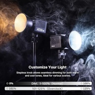 Luz de Vídeo LED Ulanzi 40W Profissional: Iluminação Perfeita para Criadores de Conteúdo - imagem 5