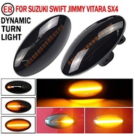 Lâmpada Seta LED Fluxo D'água para Suzuki Grand Vitara, Jimny, Swift, SX4 e Fiat Sedici - Sinalização Dinâmica e Segura - imagem 3