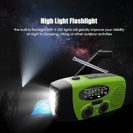 Rádio de Emergência Solar 1200mAh com Lanterna LED - Essencial para Aventuras e Imprevistos - imagem 5