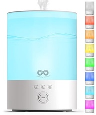 Everlasting Comfort Umidificador Ultrassônico Silencioso 2,5L - Névoa Fria com Timer e LED - imagem 2