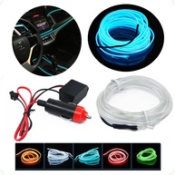 Fita LED Neon Azul Gelo 5m: Iluminação Tuning Premium para Interior do Carro - imagem 1