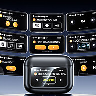 Awei T56: Fones Bluetooth com ANC e Tela LED - imagem 2