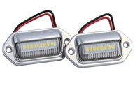 Lanterna de Placa Cromada 6 Leds para Caminhão e Carretinha - Iluminação Premium - imagem 2