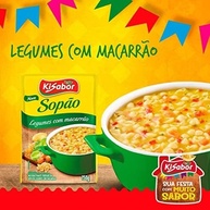 KiSabor Sopão De Legumes Com Macarrão Kisabor 150 Gramas - imagem 2
