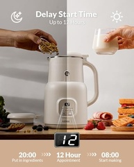 Máquina de Leite de Nozes 6 em 1 - Prepare Amêndoas, Aveia, Coco e Mais com Facilidade - imagem 4