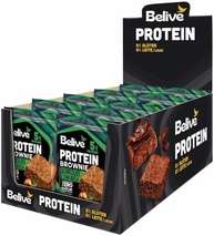 Caixa de Brownies Proteicos Chocolate com Avelã Sem Açúcar Sem Glúten Sem Leite Belive - imagem 4
