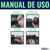 Rebitadeira Adaptador para Furadeira Leminos: Transforme Sua Ferramenta em Potência! - imagem 4