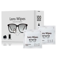 Kit 100 Lenços de Limpeza para Óculos e Lentes - Praticidade e Brilho Garantidos - imagem 1