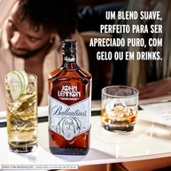 Whisky Escocês Blended Finest John Lennon Ballantine's Garrafa 750ml - imagem 2