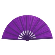 Leque Grande Kung Fu Tai Chi Dança - Vibrante e Resistente para Apresentações Artísticas (Roxo, G) - imagem 2