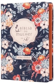 Bíblia da Mulher de Fé NVI Letra Grande Couro-soft Floral - Sua Companheira Diária - imagem 4