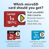Lexar PLAY 512GB: Cartão MicroSDXC para Jogos e Mídia 4K | Prêmio Muse Design Award 2022 - imagem 3