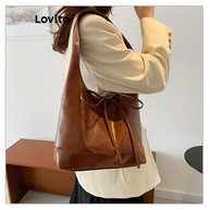 Bolsa de Ombro Lovito Casual com Arco Brilhante - LFA60037 - imagem 2