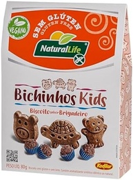 Bichinhos Kids Natural Life - Sabor Brigadeiro - Vegano - Sem Glúten - 80g - imagem 4