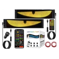 Devil Eyes Light Flexível: Placa LED Programável para Carro com Cores Vibrantes e Controle via App - imagem 2