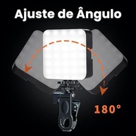 Ring Light Portátil LED com Clip: Ilumine Seu Conteúdo em Celular, Tablet e Notebook! - imagem 3