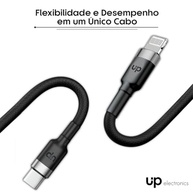 Cabo Lightning para USB-C UP Electronics: Carregamento Rápido, Transferência Segura e Design Premium - imagem 5