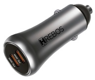 Kit Carregador Veicular Turbo 60W Duplo USB-C + Cabo Lightning para iPhone e iPad - imagem 4