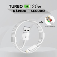 Cabo iPhone MFi Premium: Carregamento Rápido e Durabilidade Reforçada USB-C para Lightning - imagem 3