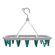 Mini Varal Oval com 24 Prendedores Verde - Flash Limp LAV6803 - imagem 1