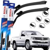 Par de Palhetas Limpador Parabrisa Bosch Aerofit Multiclip para Amarok (2013-2024) - imagem 1