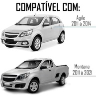 Par Palhetas Limpador Para-Brisa Agile e Montana 2011+ 21"/18" - Visibilidade Total! - imagem 3