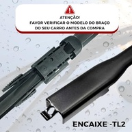 Palhetas Limpador Parabrisa Silicone Ford Fiesta 2011-2014 Flat Silenciosas Tiger Auto (Jogo 2 Unidades) - imagem 3