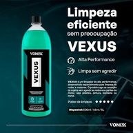 Kit Limpador De Rodas e Motor Vexus Vonixx 1,5L + 500ml - Brilho Impecável! - imagem 3
