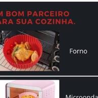 Cesto Silicone Air Fryer: Prático, Resistente e Fácil de Limpar - imagem 2