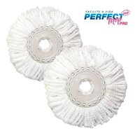 Kit 2 Refis de Microfibra 16cm Perfect Pro - Mop Giratório 360° Universal para Limpeza Profunda - imagem 3