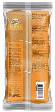 Scotch-Brite 3M Esponja para Louças Delicadas - 3 Unidades Laranja | Limpeza sem Arranhões - imagem 3