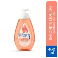 Sabonete Líquido Johnson's Baby com Glicerina Natural - Limpeza Suave da Cabeça aos Pés, 400ml - imagem 3