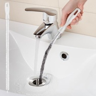 Escova de Limpeza de Drenos Flexível com Cabo Longo - Ideal para Pia, Banheiro e Banheira - imagem 2